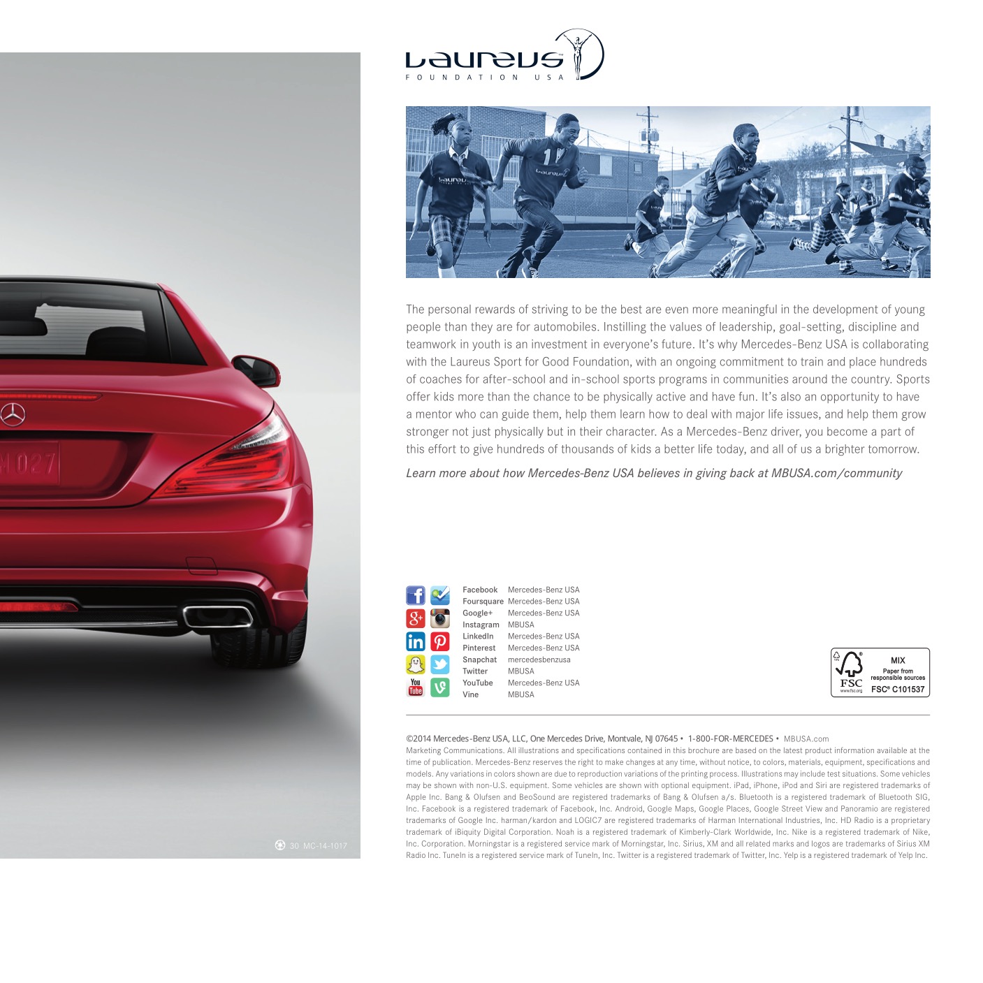 2015 Mercedes-Benz SL Brochure Page 5